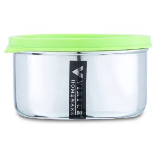 Executive Virtue Homeware Green Big Stainless Steel Lunch Box Size: 400 Ml