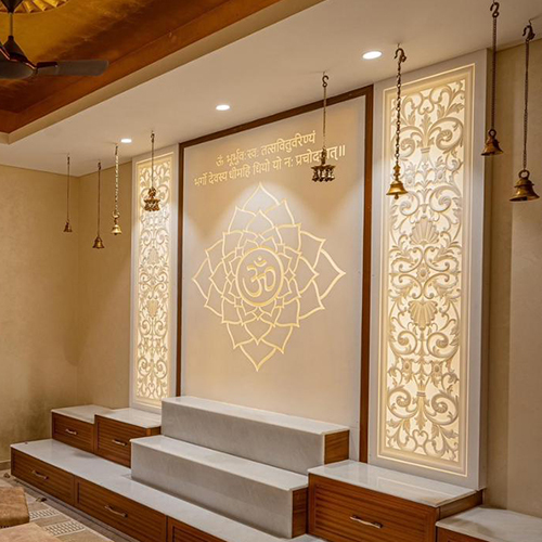 Home 3D Corian Mandir