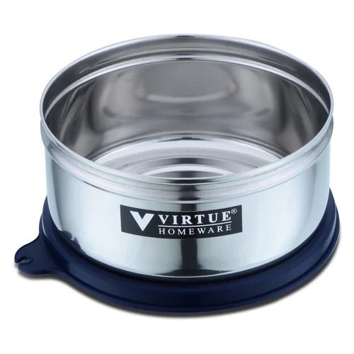 Virtue Homeware Navy Blue Stainless Steel Medium Lunch Box