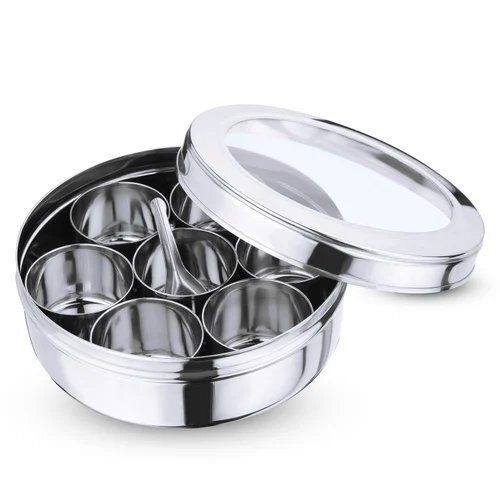 VH Flavour Virtue Homeware Glass Lid Small Masala Container