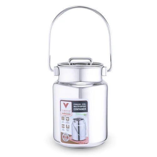 VH Daily Pot Virtue Homeware 1000ml Stainless Steel Can