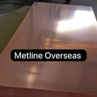 Copper Sheet - Industrial Grade, Rectangular Shape, Polished Surface Treatment | Warranty Included, Durable And Reliable For Various Applications