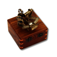 Nautical Sextant Brass Navigational Instrument