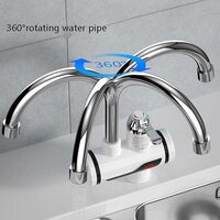 STAINLESS STEEL LED DIGITAL DISPLAY INSTANT HEATING ELECTRIC WATER HEATER FAUCET TAP