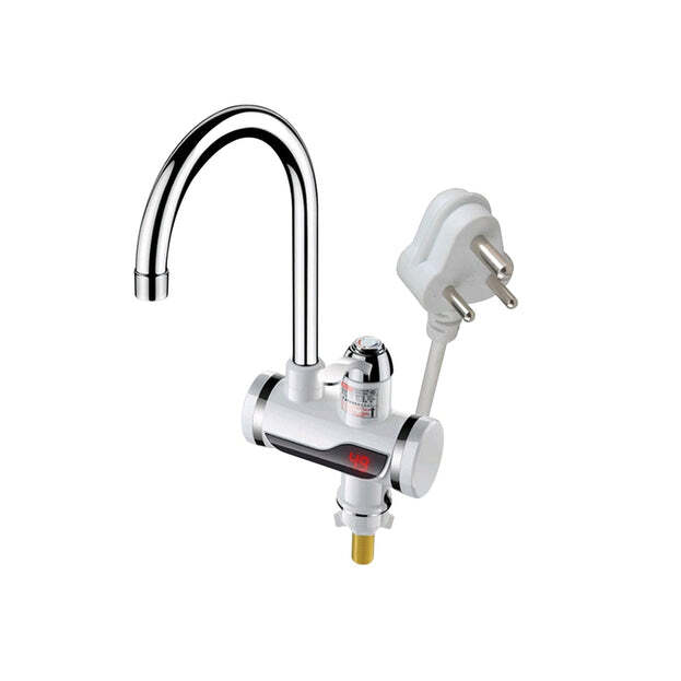 STAINLESS STEEL LED DIGITAL DISPLAY INSTANT HEATING ELECTRIC WATER HEATER FAUCET TAP