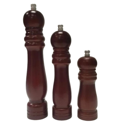 Brown Wooden Salt And Pepper Shaker