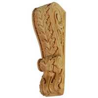 Grc Bracket - Glass Reinforced Concrete, Customizable Size, Ornamental Leaf Design | Lightweight, Weatherproof, High Load-bearing Capacity, Textured Finish