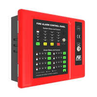 Red Fire Safety Control Panel