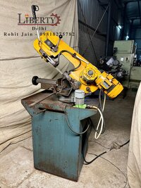 Anbas Manual Bandsaw Machine - Cutting Capacity 150 Mm, Blade Size 2025 Mm X 19 Mm, Double Speed Motor 0.37 Kw / 0.75 Kw, Complete With Coolant Pump And Spare Blade