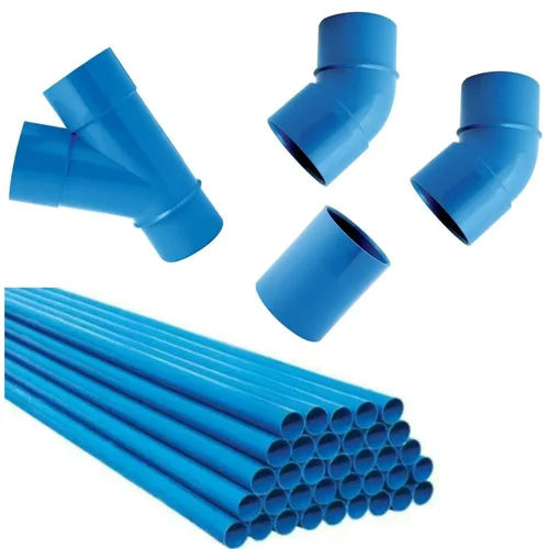 Blue Pvc Pipes And Fittings