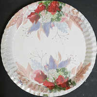 Duplex Flower Plate - 180 Gsm Paper, Multicolor Design, Various Sizes Available For Industrial Applications