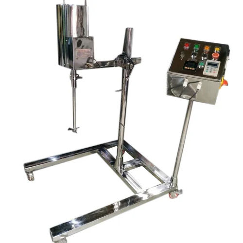 Black Ss Industrial Stirrer Machine