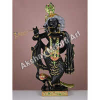 Sculpture Black Marble Krishna Statue