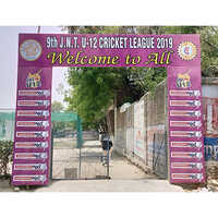 Wooden Flex Board - High-quality Wood, Custom Shape, Multicolor Printed Design | Durable Outdoor Advertising Solution For All Age Groups