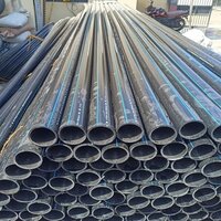 HDPE Underground Pipes - PP Material, Round Shape, Black Color | Potable Water Supply, Irrigation, Bore-Well Applications, Quality Tested