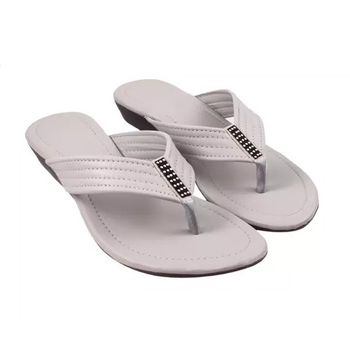 Ladies Plain Sandal - PVC Outsole, Sizes IND-4 to IND-9 | Slip-On Style for All Seasons, Comfortable and Stylish for Everyday Wear