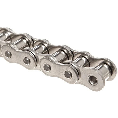 Silver Stainless Steel Roller Chain