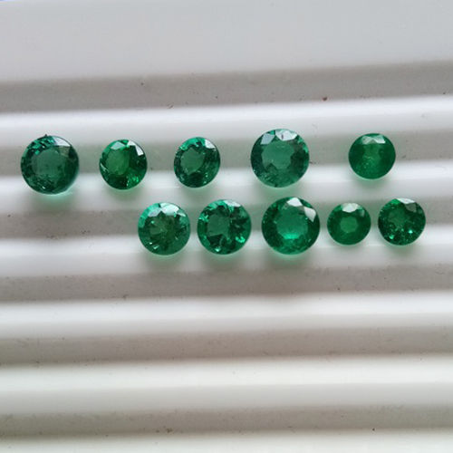 Zambian Emerald Round Cut