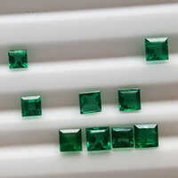 Zambian Top Quality Emerald Square 3mm