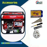 3 KVA Petrol Portable Generator Model HP 3500E Recoil and Self Start