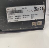 BR 8MSA3L E1-W0 SERVO MOTOR