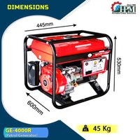 3.5 KVA Petrol Generator Model GE 4000R  Petrol Run Recoil Start