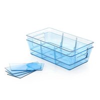 PLASTIC REFRIGERATOR ORGANIZER BINS