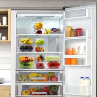 PLASTIC REFRIGERATOR ORGANIZER BINS