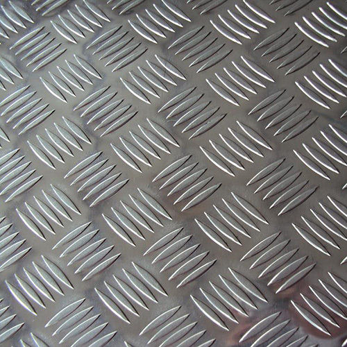 Silver Aluminium Chequered Plate