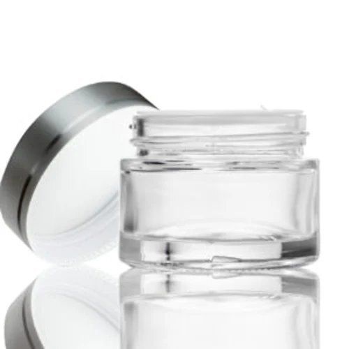 Glass Cream Jar