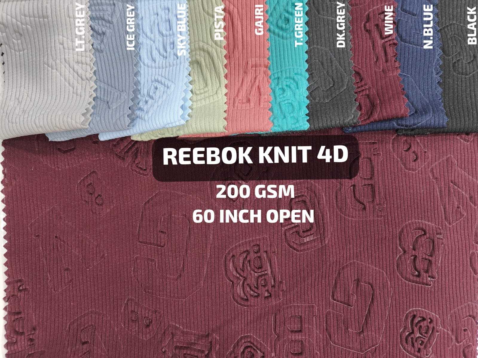 Reebok Knit Fabric