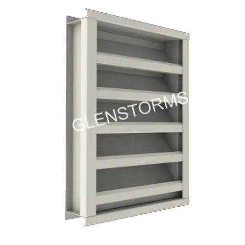 Polished Steel Fabricated Drainable Louver