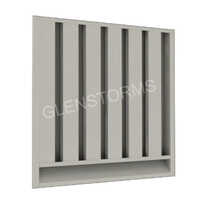 Sand Trap Architectural Louvers - Aluminum, 12x12 To 96x96 Inch | Portable, White, 220/240 Volt Power, Ideal For Home And Restaurant