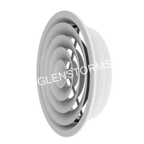 White G-Cd-Sf Aluminum Circular Air Diffusers