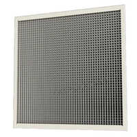 White Egg Crate Grille