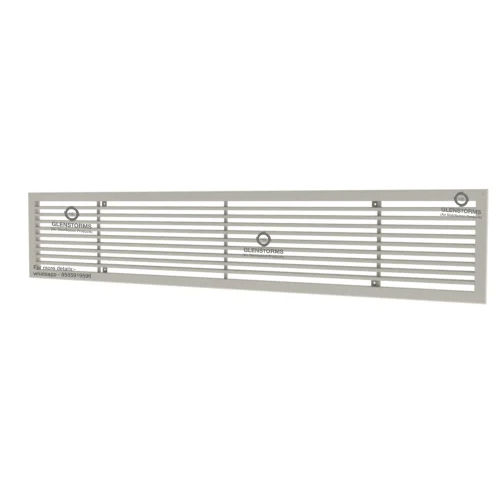 White 15 Degree Normal Flow Ac Air Grille