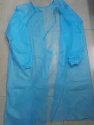 White And Blue Non Woven Disposable Surgical Apron