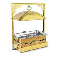 12ltr Brass Chafing Dish - Color: Golden