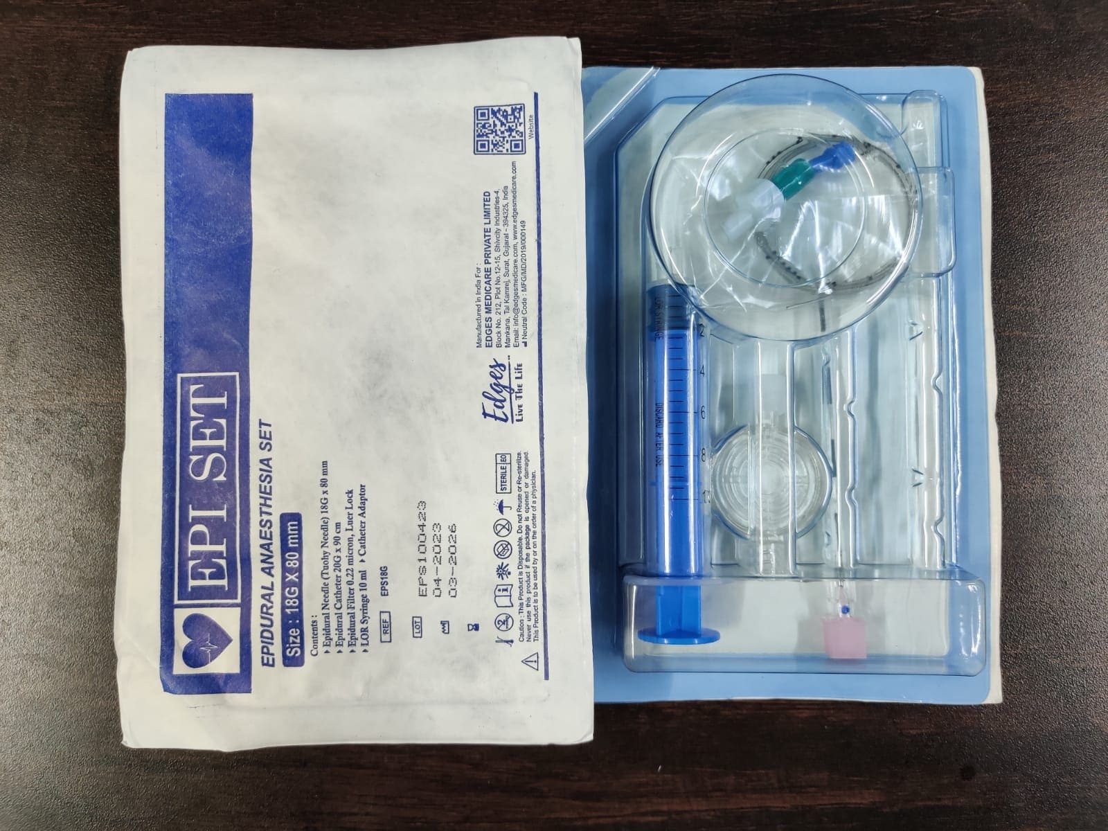 epidural kit portex