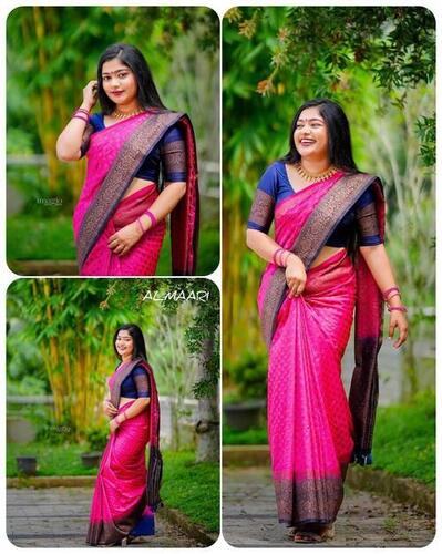 Beautiful Banarasi Soft Silk Saree