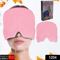 Headache Relief Hat Migraine Cap Wearable Migraine Mask Ice Head Wrap For Tension Headache