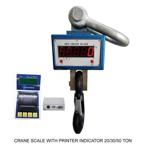 20 Ton X 10 kg Crane Scale with Wireless Printer Indicator USB Pen Drive