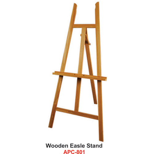 wooden easle  displa stand