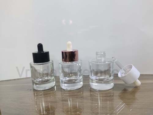 30-50ML Clear Thick Glass Bottle