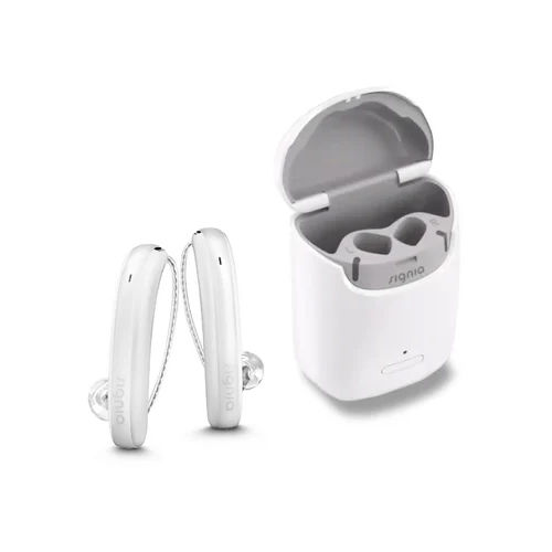 White Siginia Styllo 1 Ax Hearing Aids