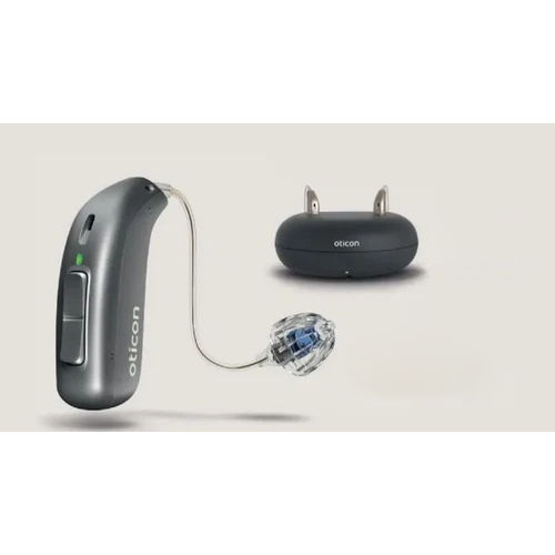 Black Octicon Zircon 2 Mini Rite R Hearing Aids