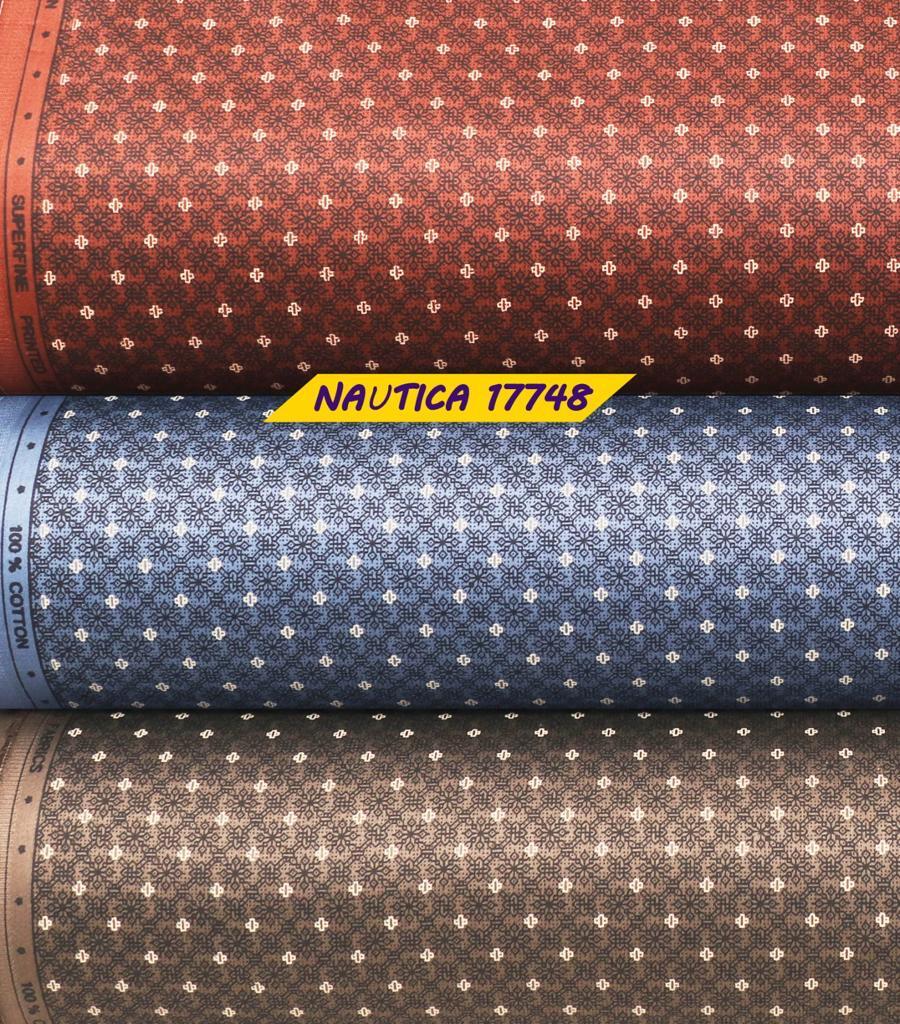 60x60 Printed Cotton Shirting Fabric