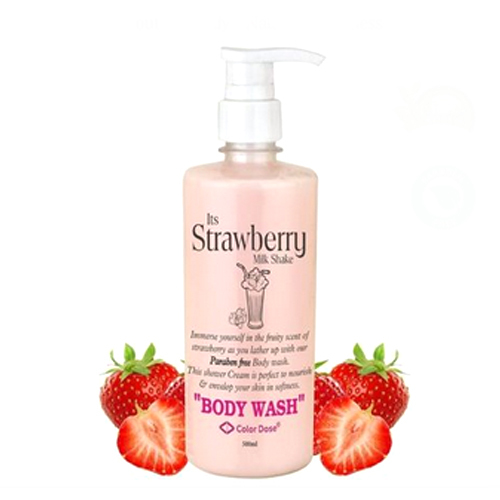 500ml Strawberry Milk Shake Body Wash