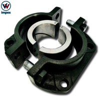 Arvis Bearing Housings - Cast Iron, 20-100 Mm Bore, Single Row, Split Type, Double Lip Seals, 120 Kn Load Capacity