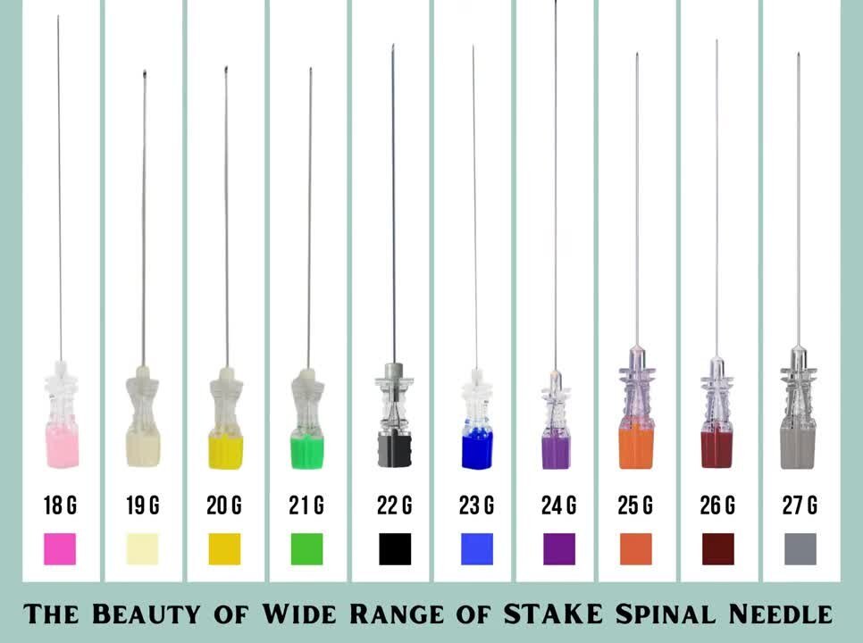 pencil point spinal needle types